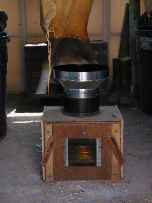 Chimney for the new smoker.